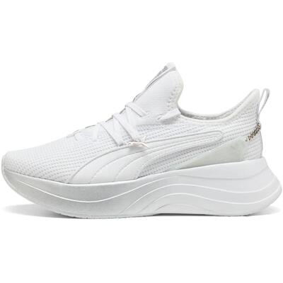 Sneakers puma softride sabrina polished chrome pum, wit, dames