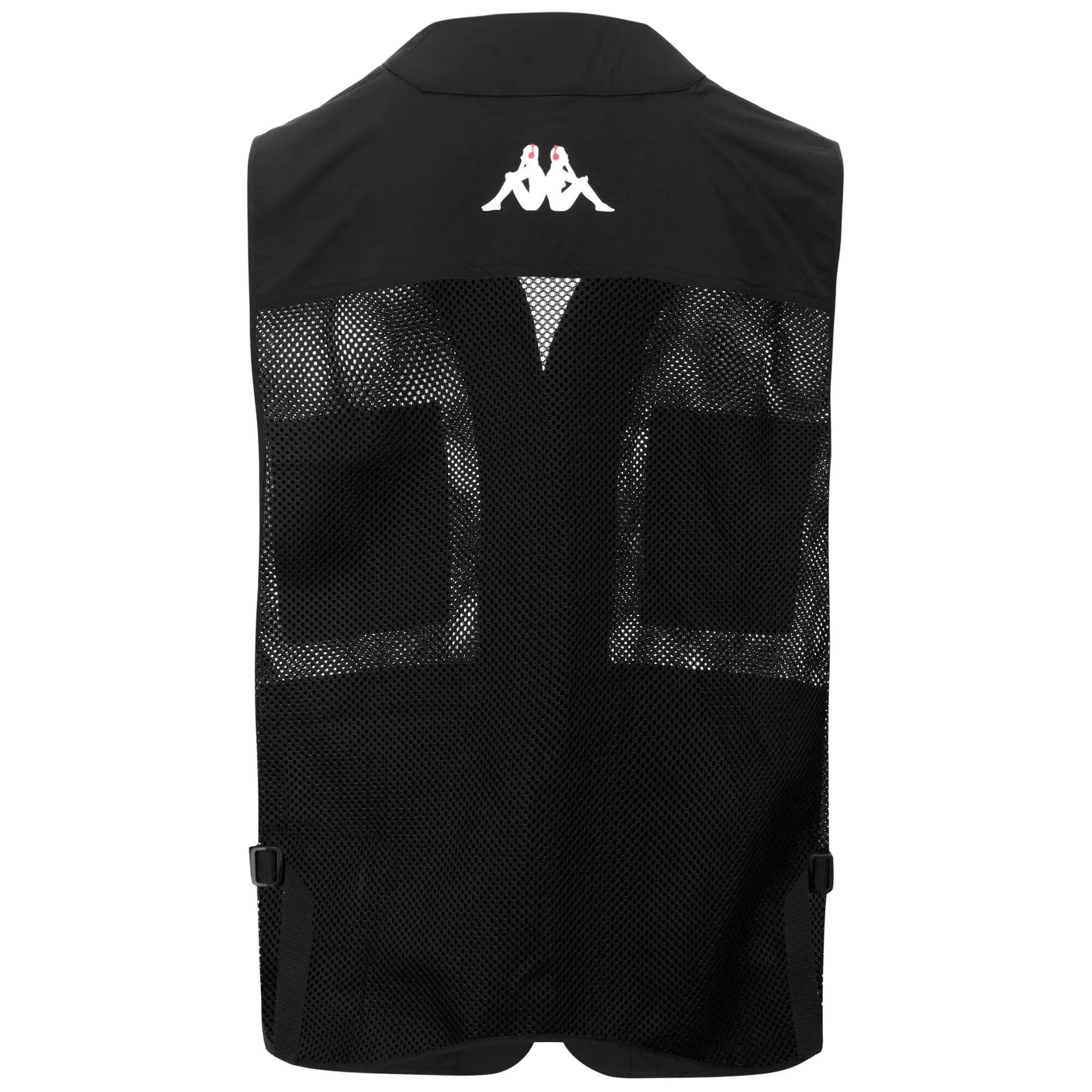 Gilet sans manches pour homme / femme noir pour streetwear sportif 3/3