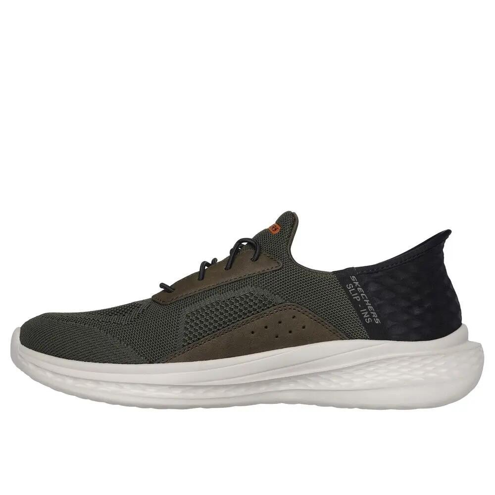 Turnschuh MANN Skechers Slip-ins Slaaus Cohen En Mesh KAKI 5/5