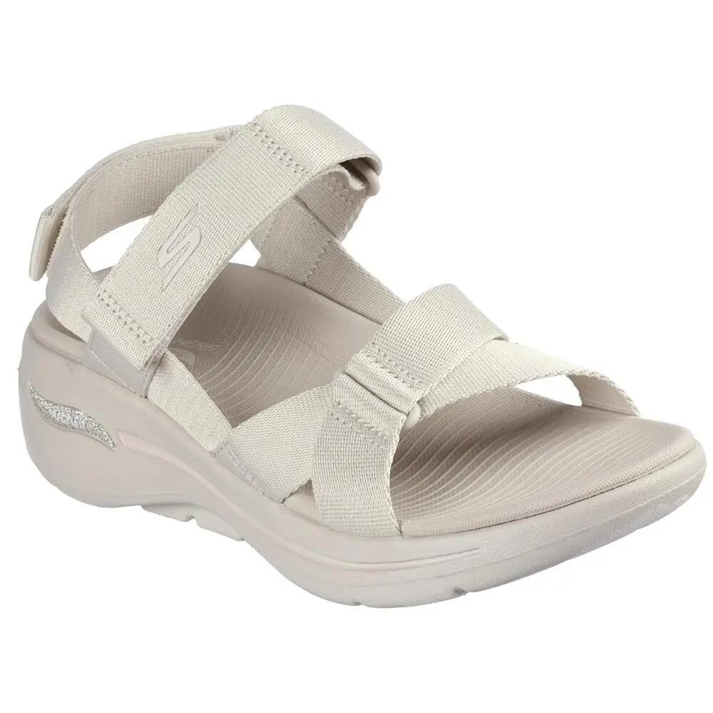 SANDALE DAMEN Skechers Go Walk Arch Fit Sandal Gewebe BEIGE 2/6