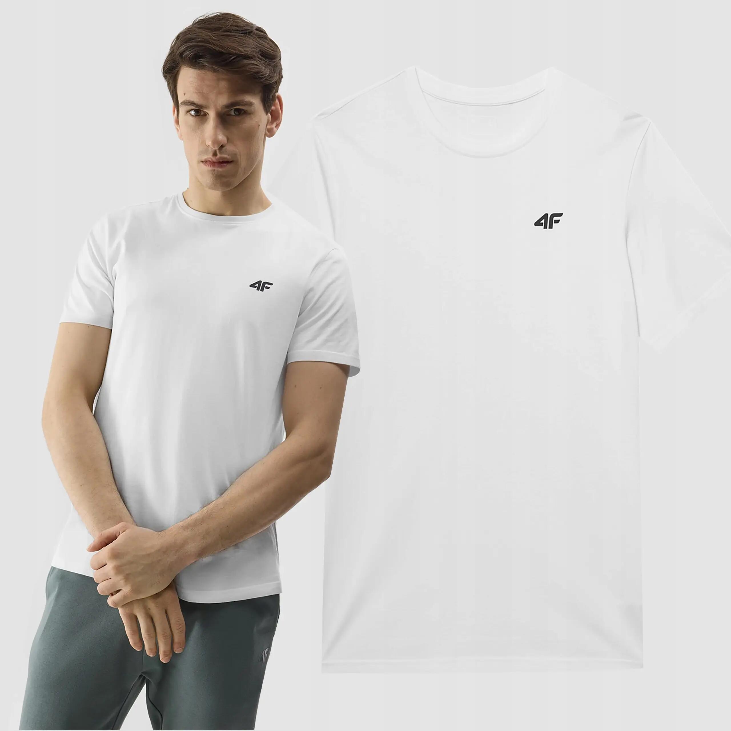 CAMISETA LISA NORMAL PARA HOMBRE 4F- BLANCA SHM1154 6/8