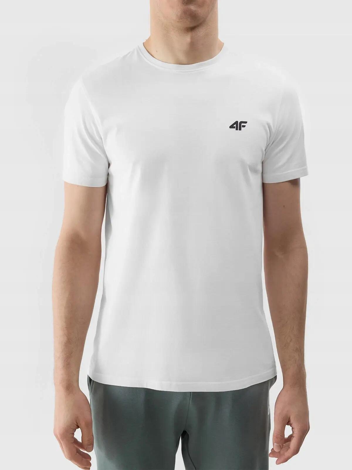 T-SHIRT MĘSKI 4F KOSZULKA BAWEŁNIANA SPORTOWA TTSHM1154 5/7