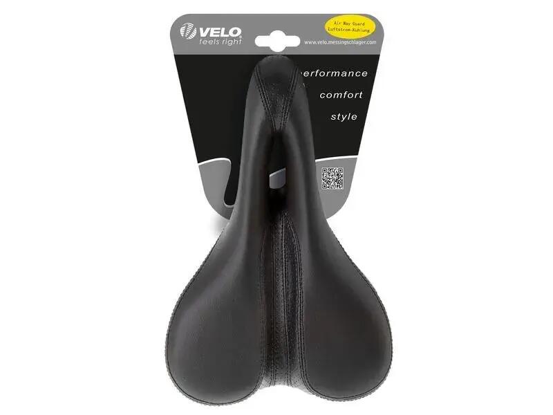 Velo Sattel Basic DEEP CHANNEL Damen, schwarz 2/2