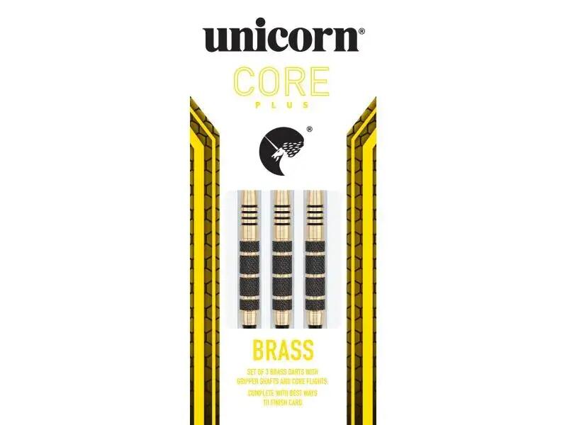 Unicorn Core Plus Brass Softdarts 19g Schwarz/Gold 3 Stück 2/2