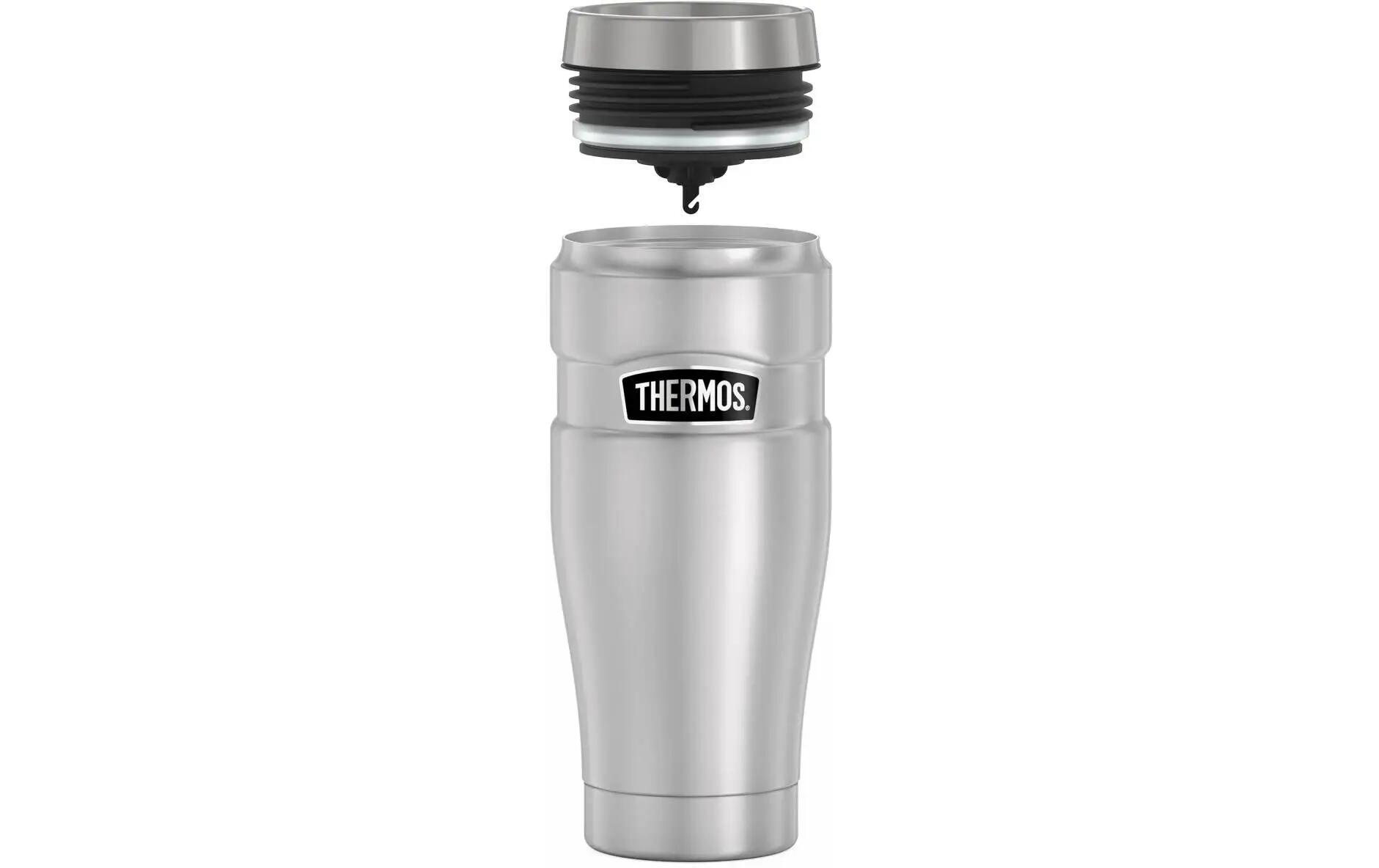 Gobelet 0,47L isolant voiture café camping inox 3/5