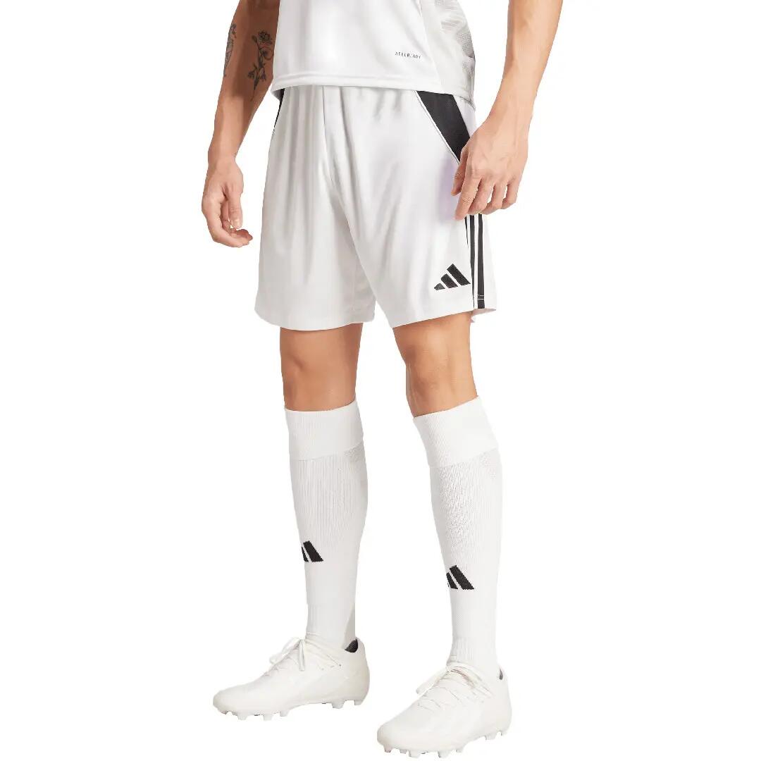 Breve Uomo Adidas Tiro 24 bianco 3/6