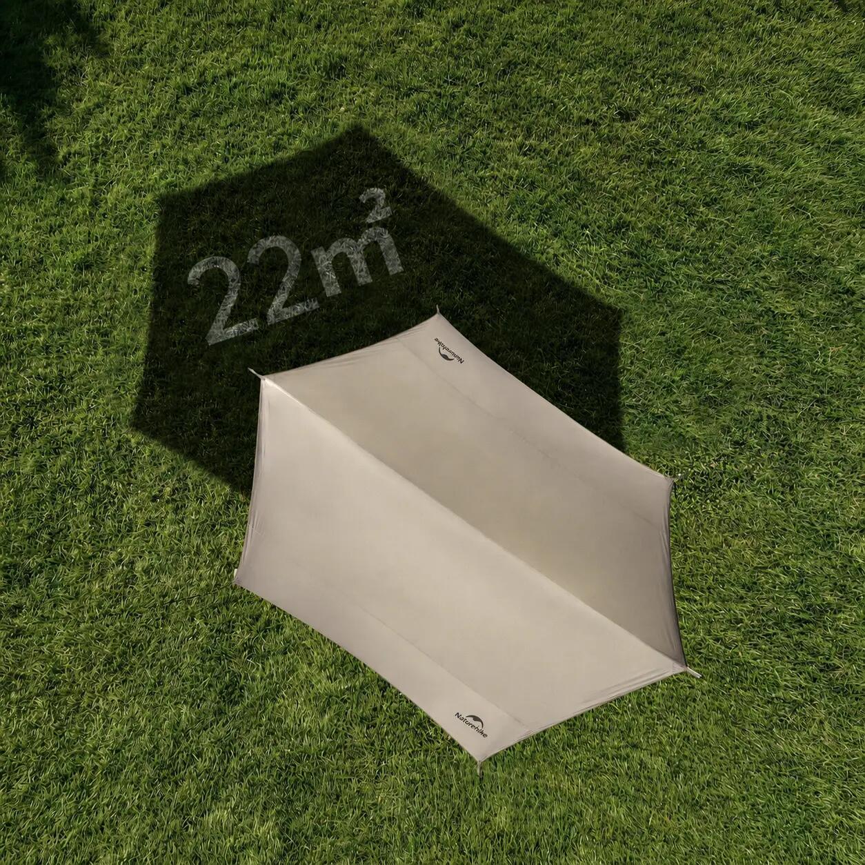 Tarp Hexagon XL tarp 22 m² voor 6-10 personen 9/11