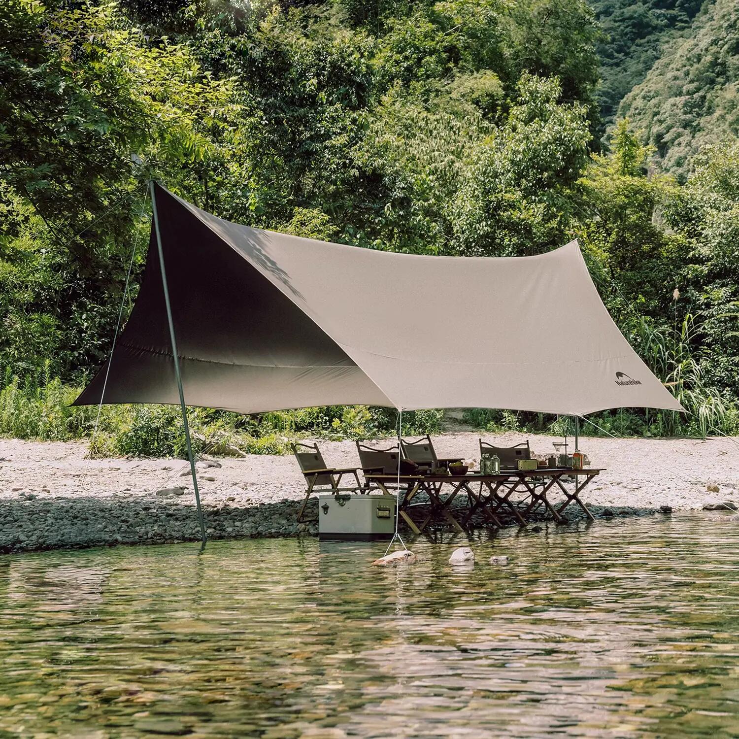 Cloud Skies Tarp Lite Giant Tarp 26 m² für 8-18 Personen 3/9