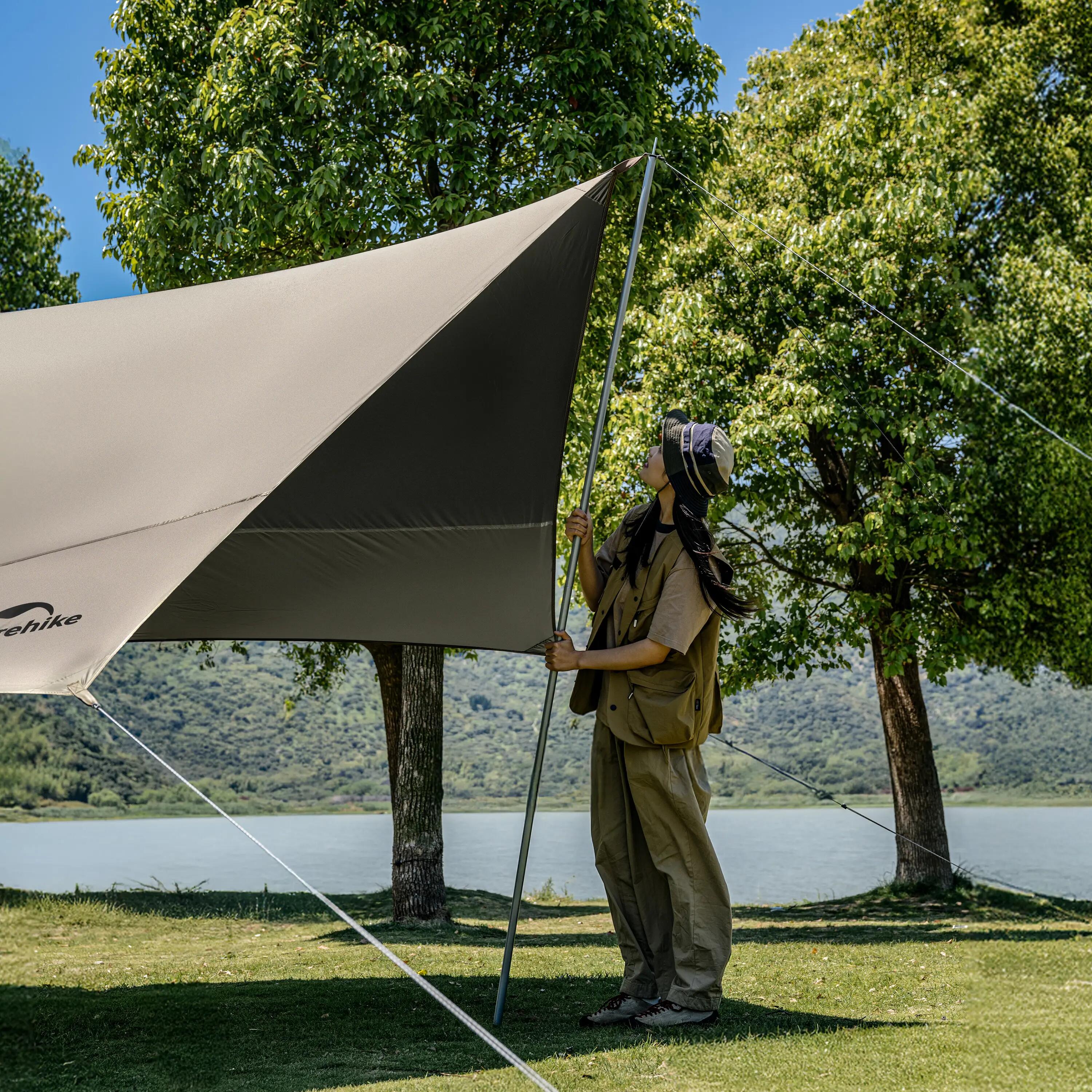 Tarp Hexagon XL tarp 22 m² voor 6-10 personen 7/11