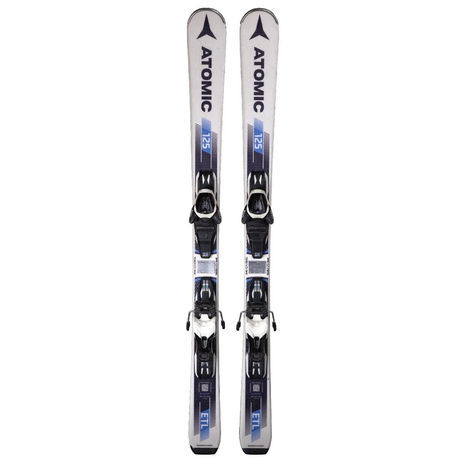 RECONDITIONNE - Mini Ski Atomic Etl + Fixations 2/4