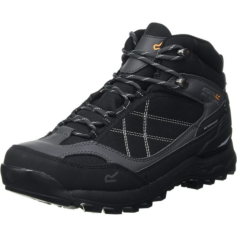 Mens Samaris Pro Waterproof Walking Boots (Black/Briar Grey)