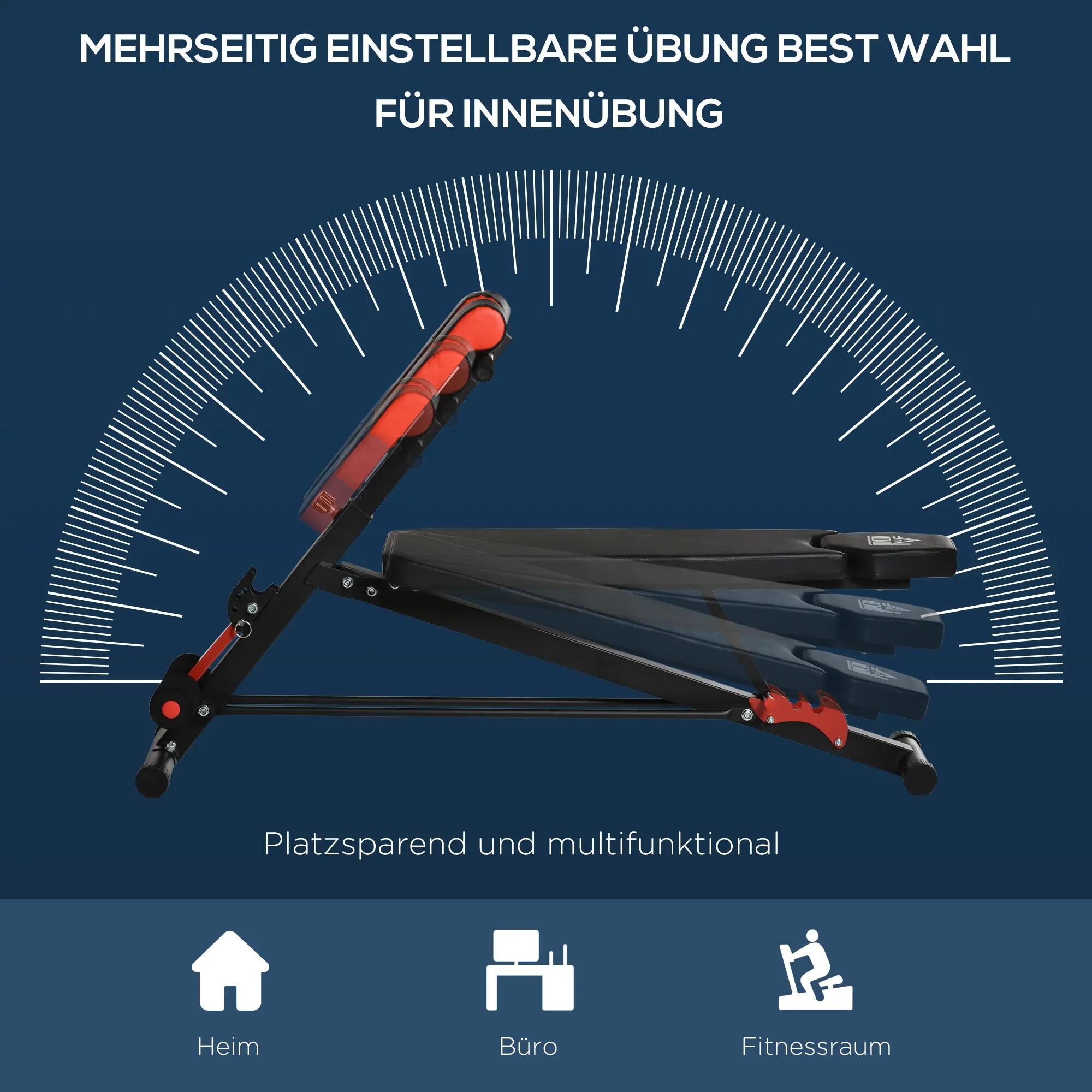 Banc de musculation, banc de fitness, banc inclinable, appareil multifonctionnel 6/9