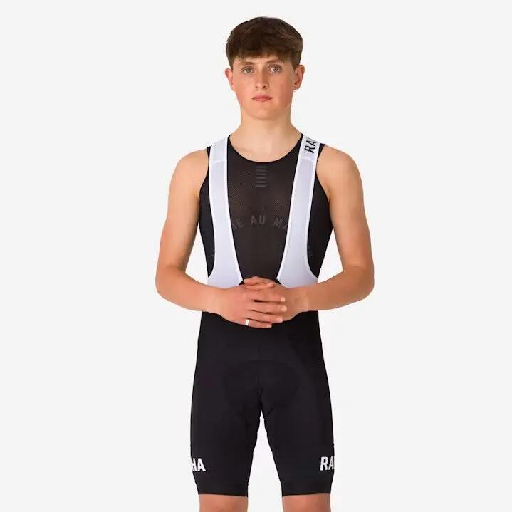 Cuissard à Bretelles Rapha Pro Team Training Noir/Blanc 3/4