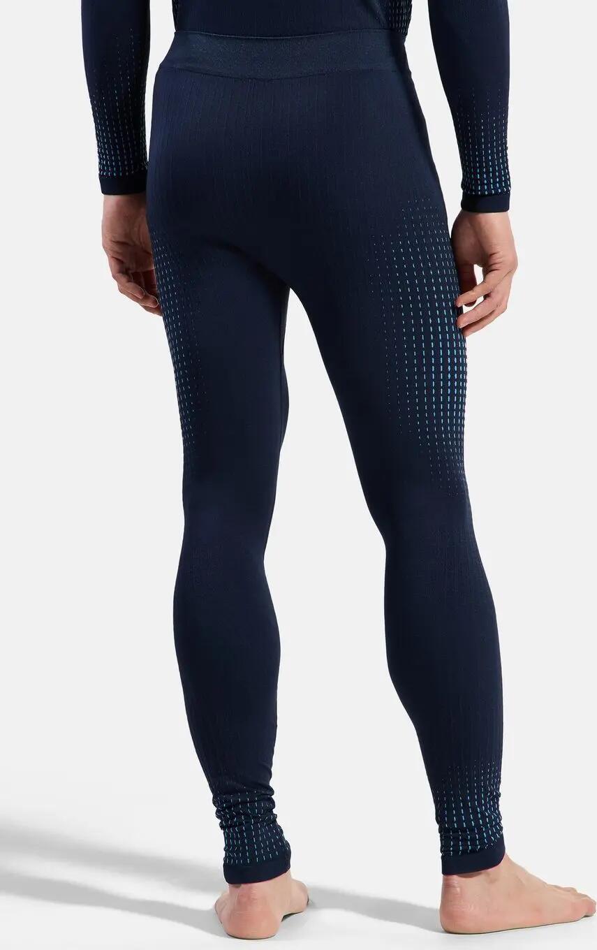 Odlo Performance Warm donkerblauwe basislagenpanty voor heren 2/5