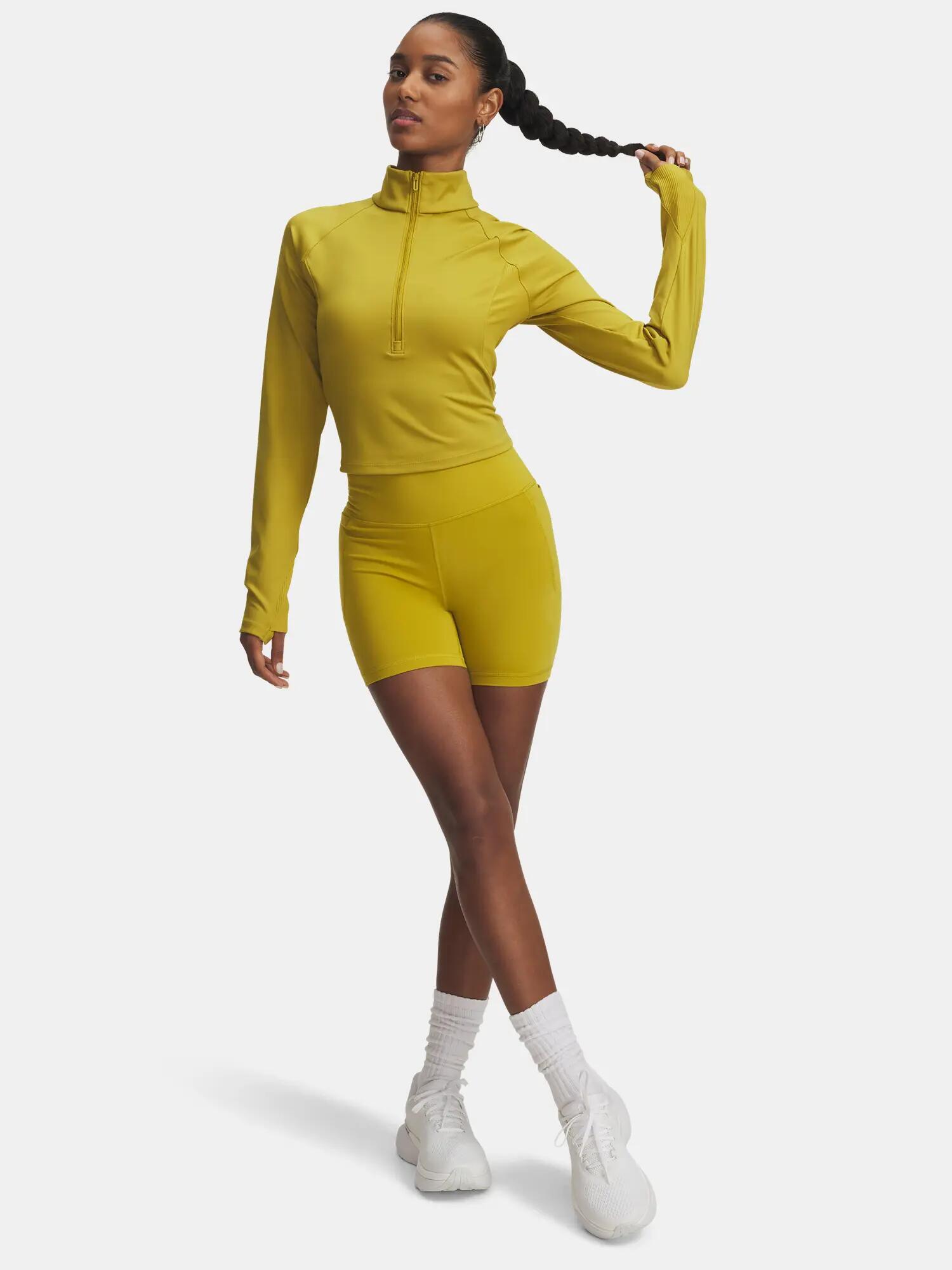 Női Under Armour Meridian Middy-GRN rövidnadrág 4/4