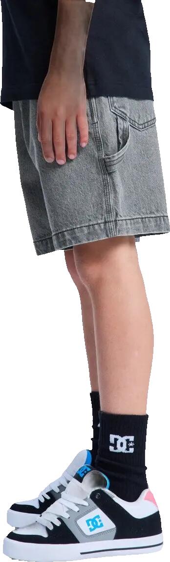 Shorts - Skate - Mixte - Baggy, Carpenter Denim - Gris 2/2