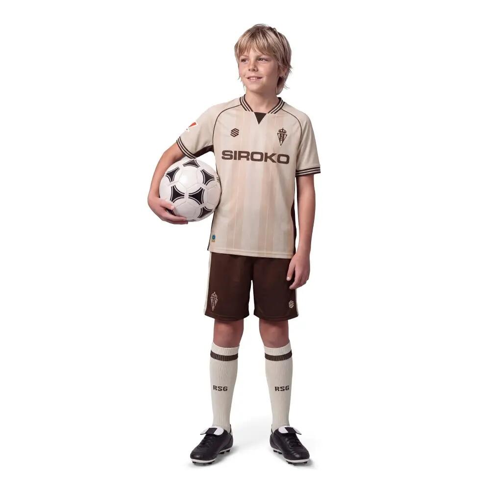 Pantalón corto equipación oficial del Real Sporting de Gijón Niño Niños y N 3/6