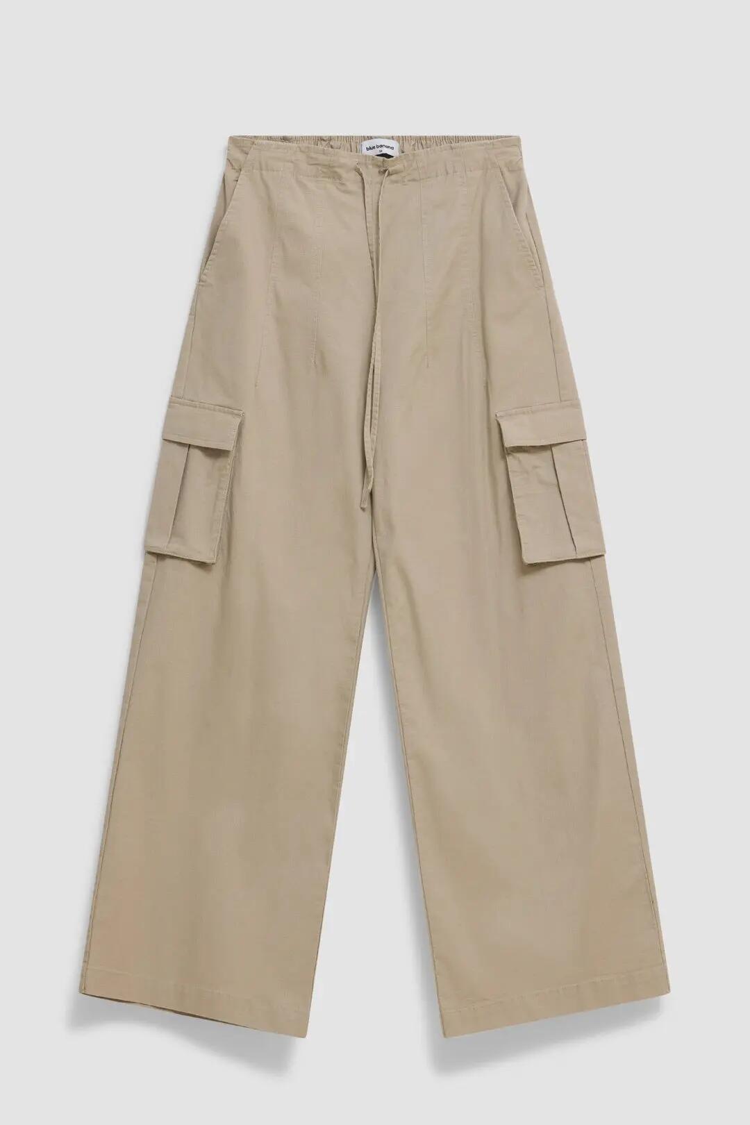 Pantalón Jogger de Mujer Blue Banana de Algodón Orgánico Evo Camel 3/3