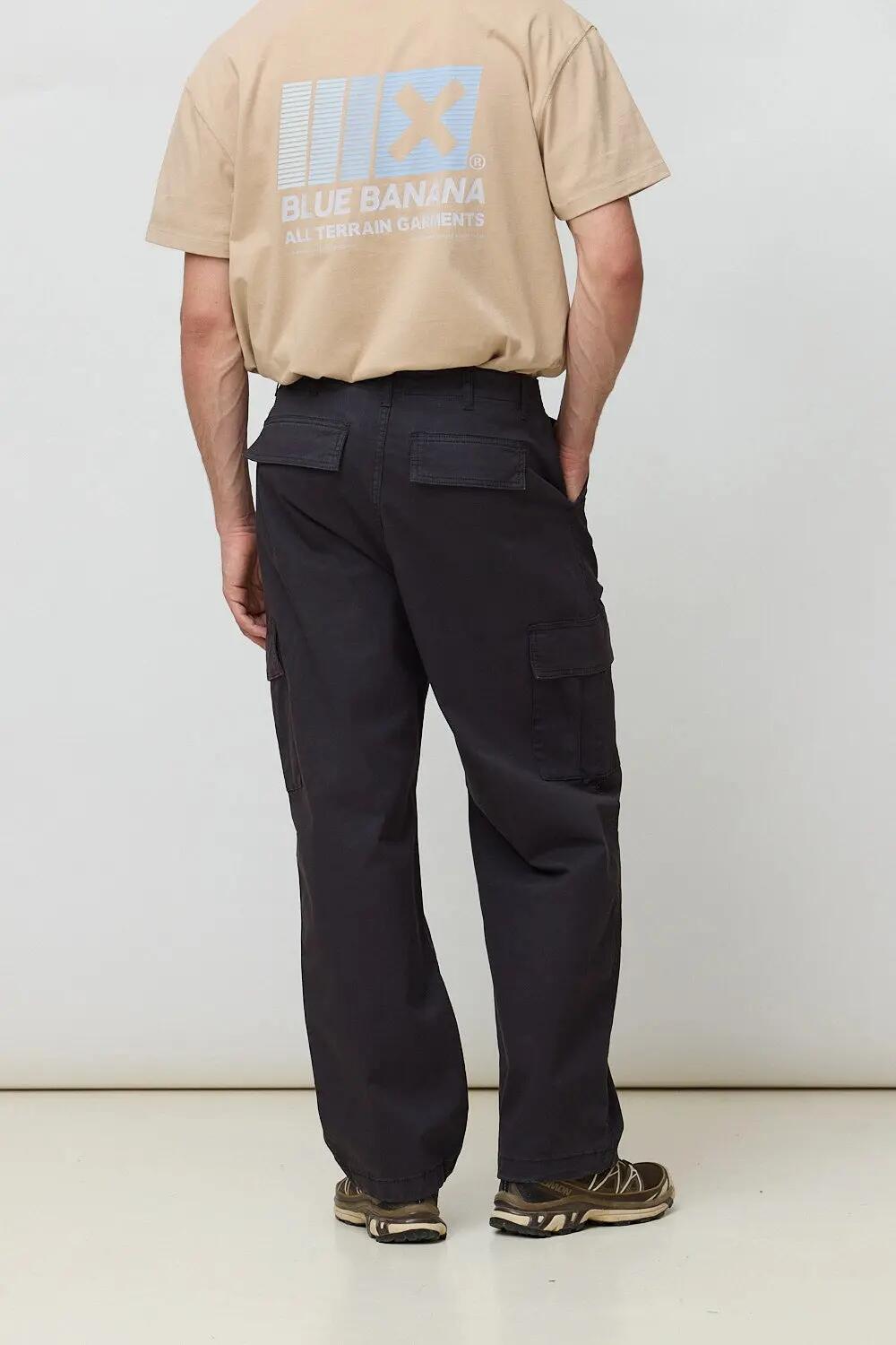 Pantalón Cargo Blue Banana de Algodón Orgánico Brad Antracita 2/4