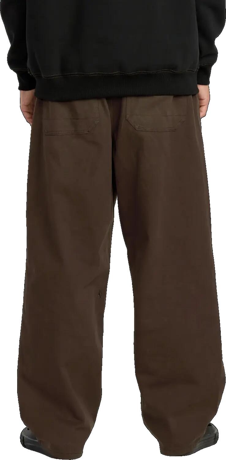 Pantalón chino - Monopatín - Hombre - Cintura elástica, largo, color Cacao 2/2