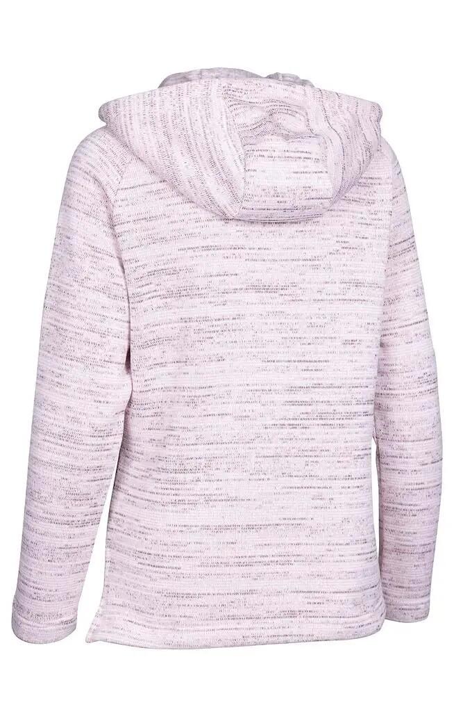 Pile donna - escursionismo - melange, caldo, mezzo zip - SHAMSHOO - rosa 2/2