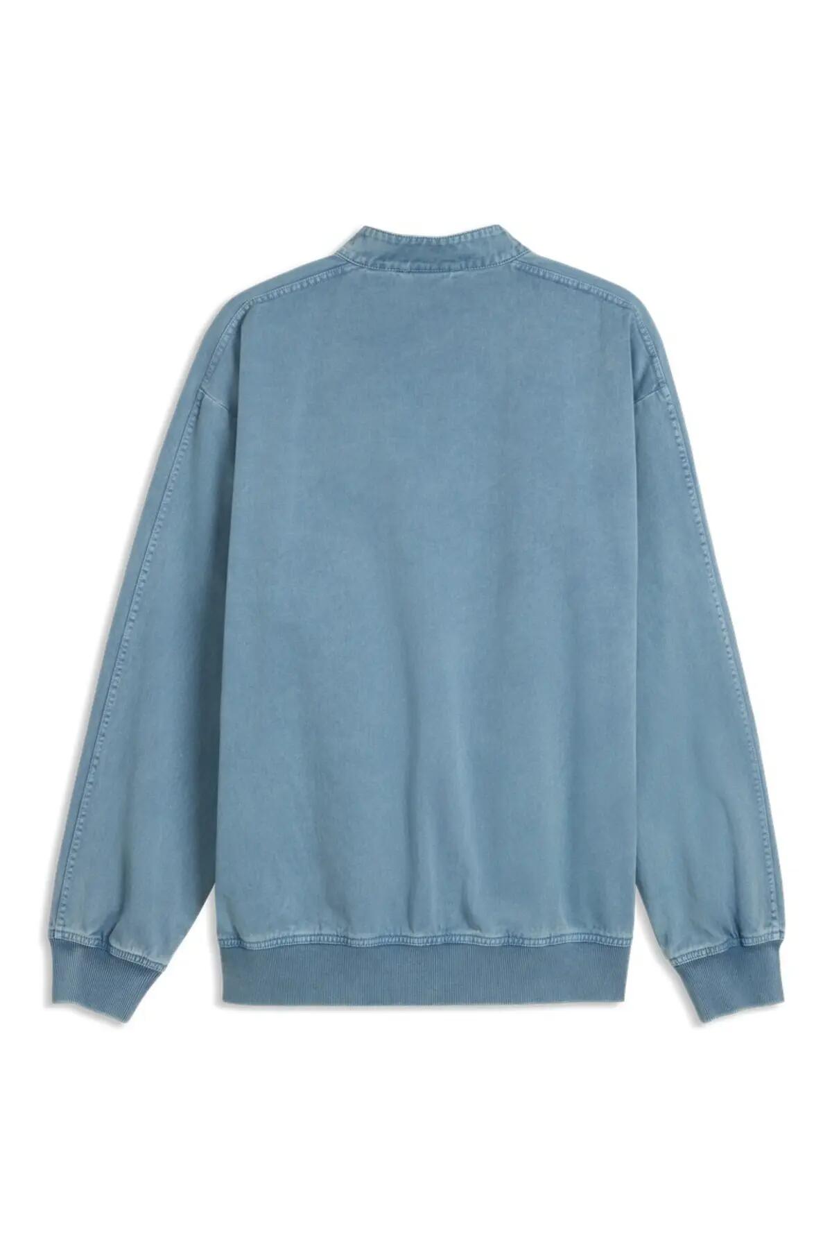 Giacca Puma Modello Future.puma.archive T7 Relaxed Washed Twill Track Colore Blu 5/5