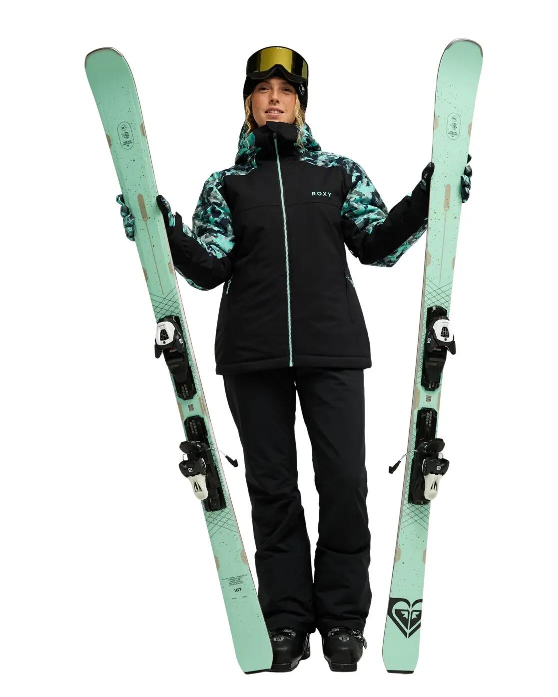 Funktionelle Schneejacke ASTRAL PEAK 10K Grün Dames 4/4