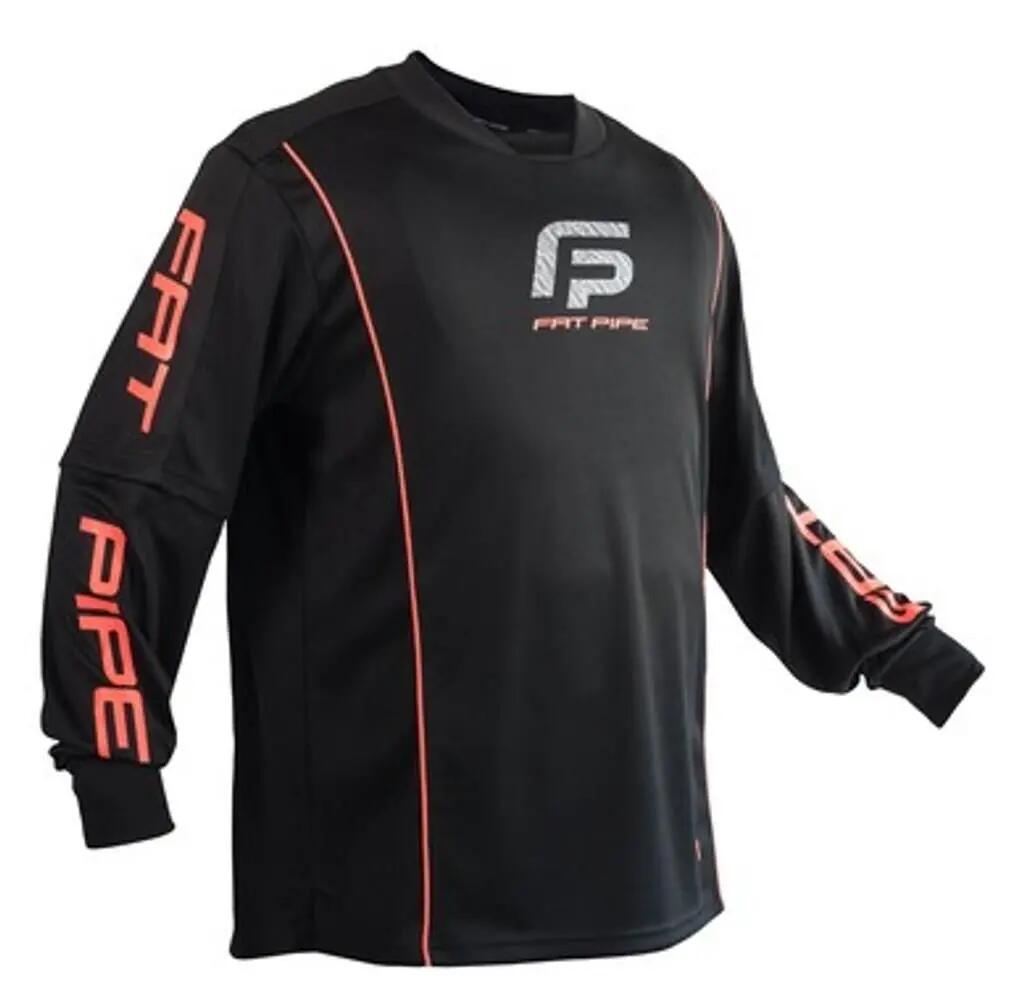 Maglia portiere - Unihockey - Maniche modulabili - Fat Pipe - Nero 2/4