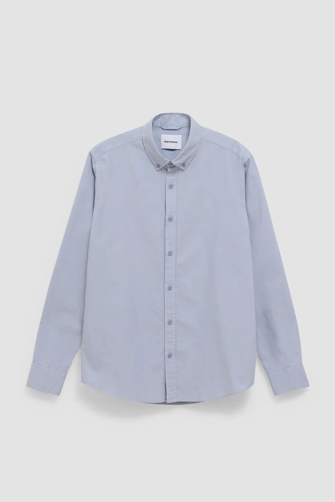 Camisa Blue Banana de 100% Algodón Orgánico Loom Light Blue 4/4