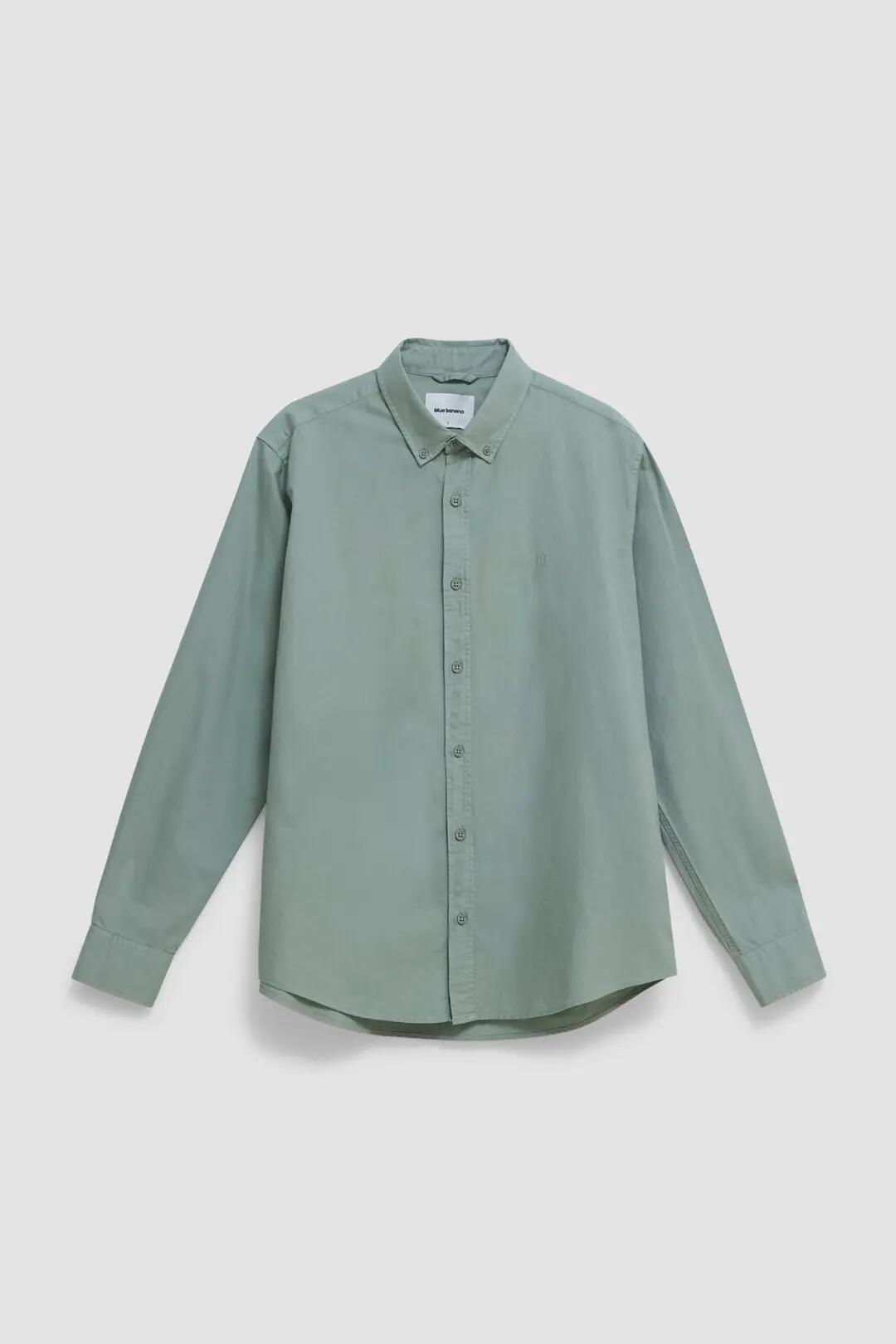 Camisa Blue Banana de 100% Algodón Orgánico Loom Sage 4/4