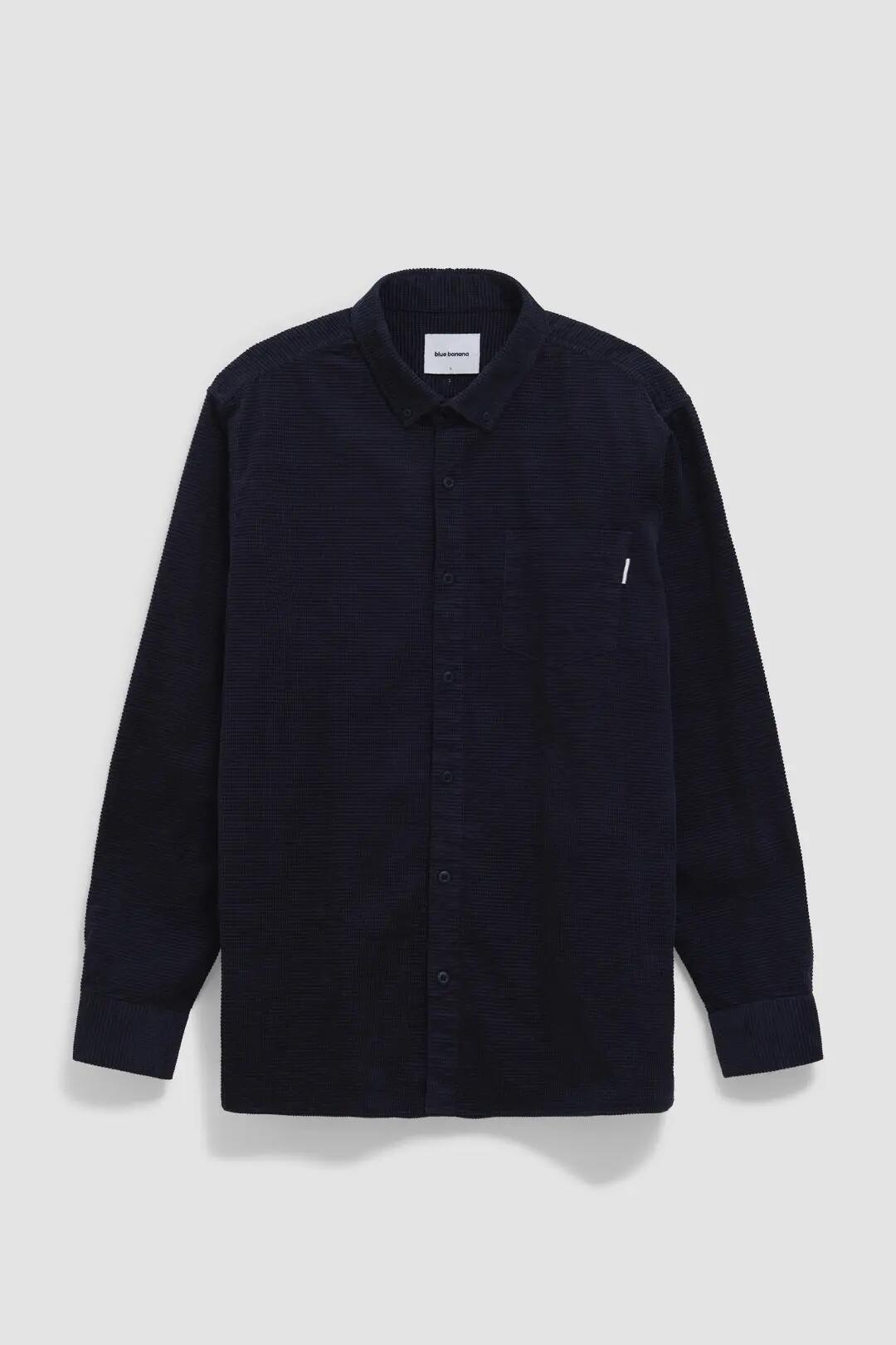 Sobrecamisa Blue Banana de 100% Algodón Orgánico Waffle Indigo Blue 4/4