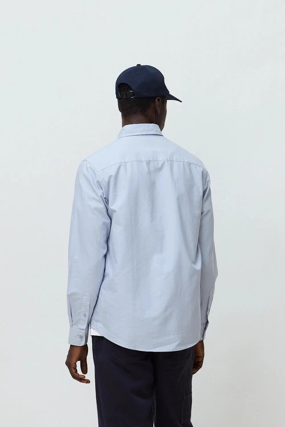 Camisa Blue Banana de 100% Algodón Orgánico Loom Light Blue 2/4