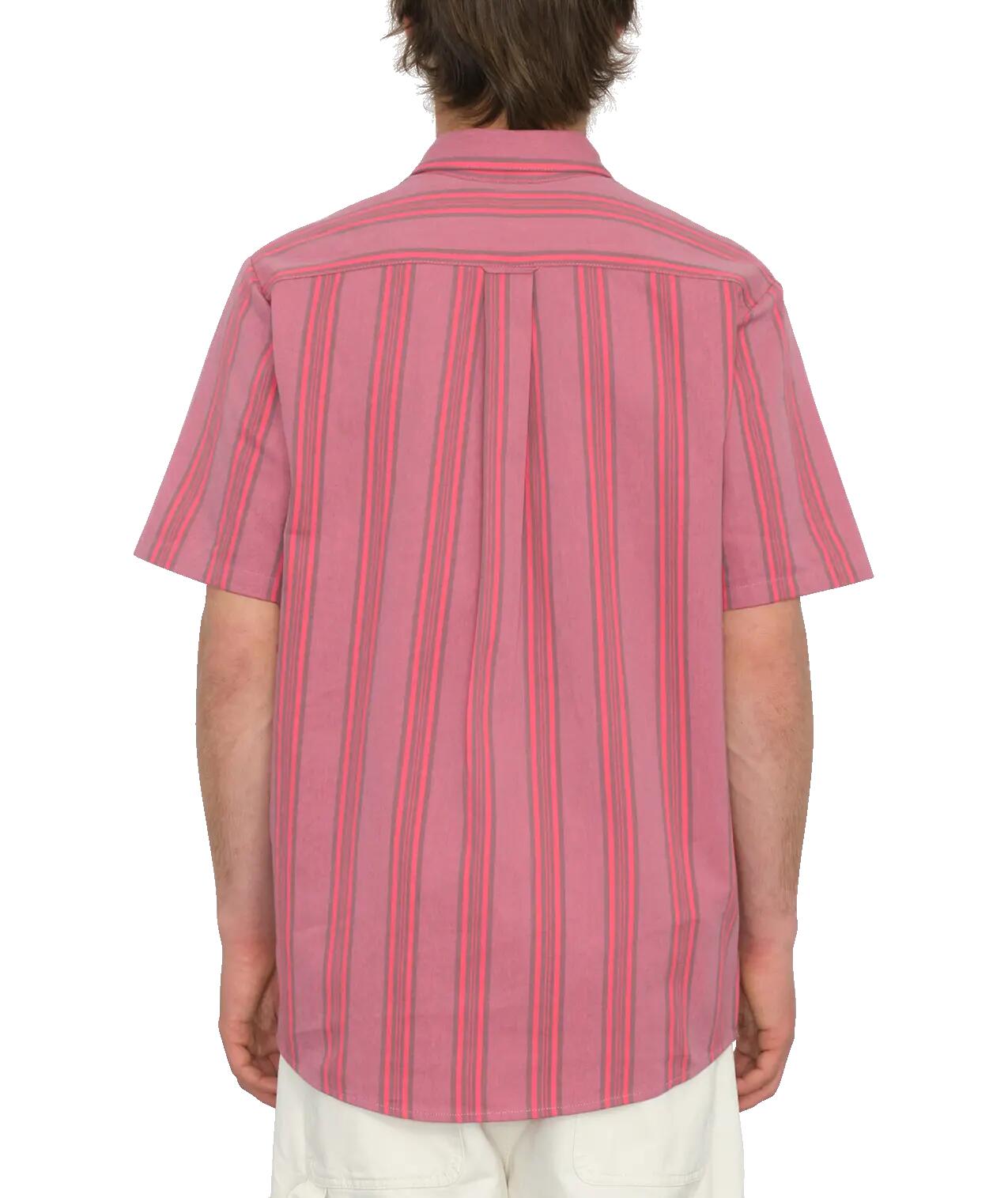 T-shirt - Skate - Unisexe - Newbar Stripe - Washed Ruby 2/2