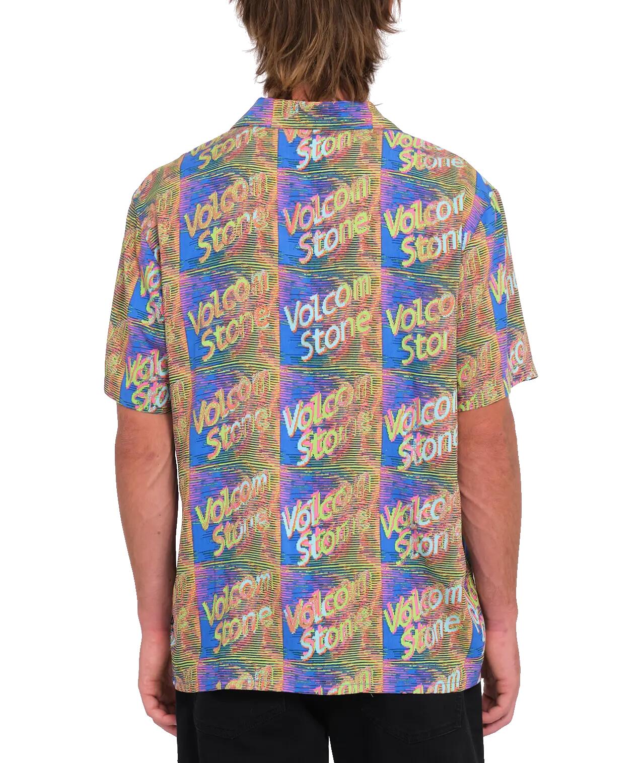 Prenda - Monopatín - Unisex - Camisa manga corta Fergadelic Woven - Azul 2/2