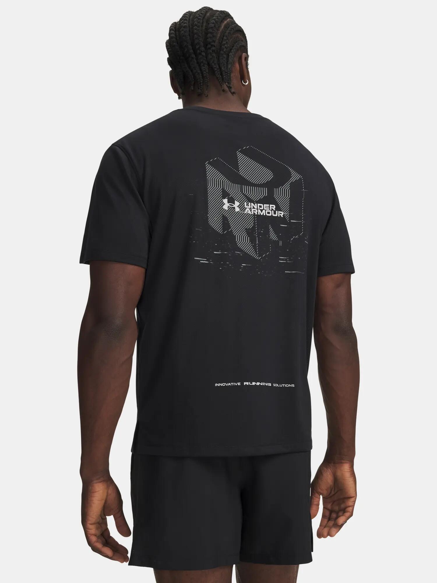 T-shirt de course pour homme Under Armour Velociti Run Cube 2/3
