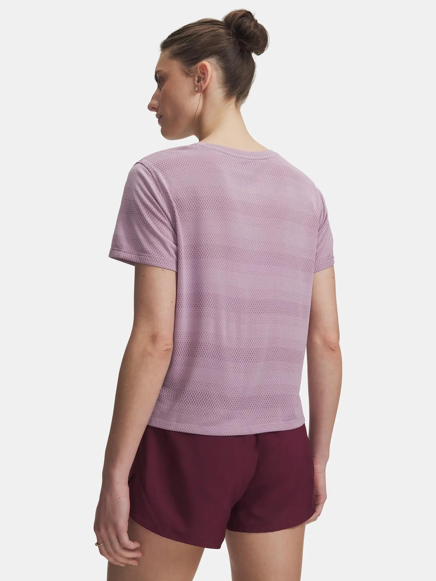 Koszulka do biegania damska Under Armour Velociti SS 2/4