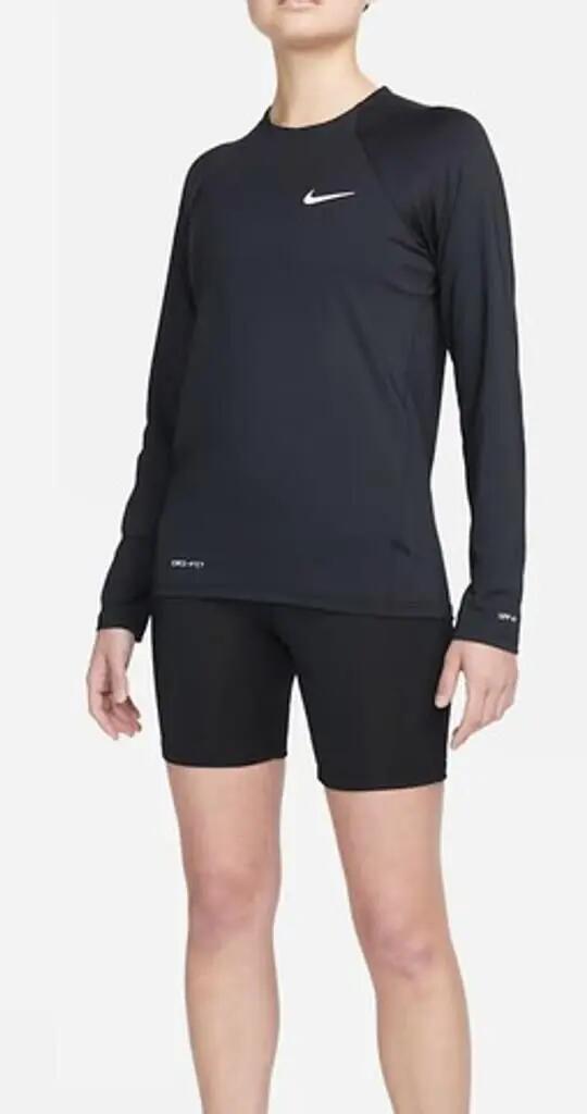 Damen - Schwimmen - UV-Shirt - Dri-FIT, UPF40+ - Schwarz 3/4