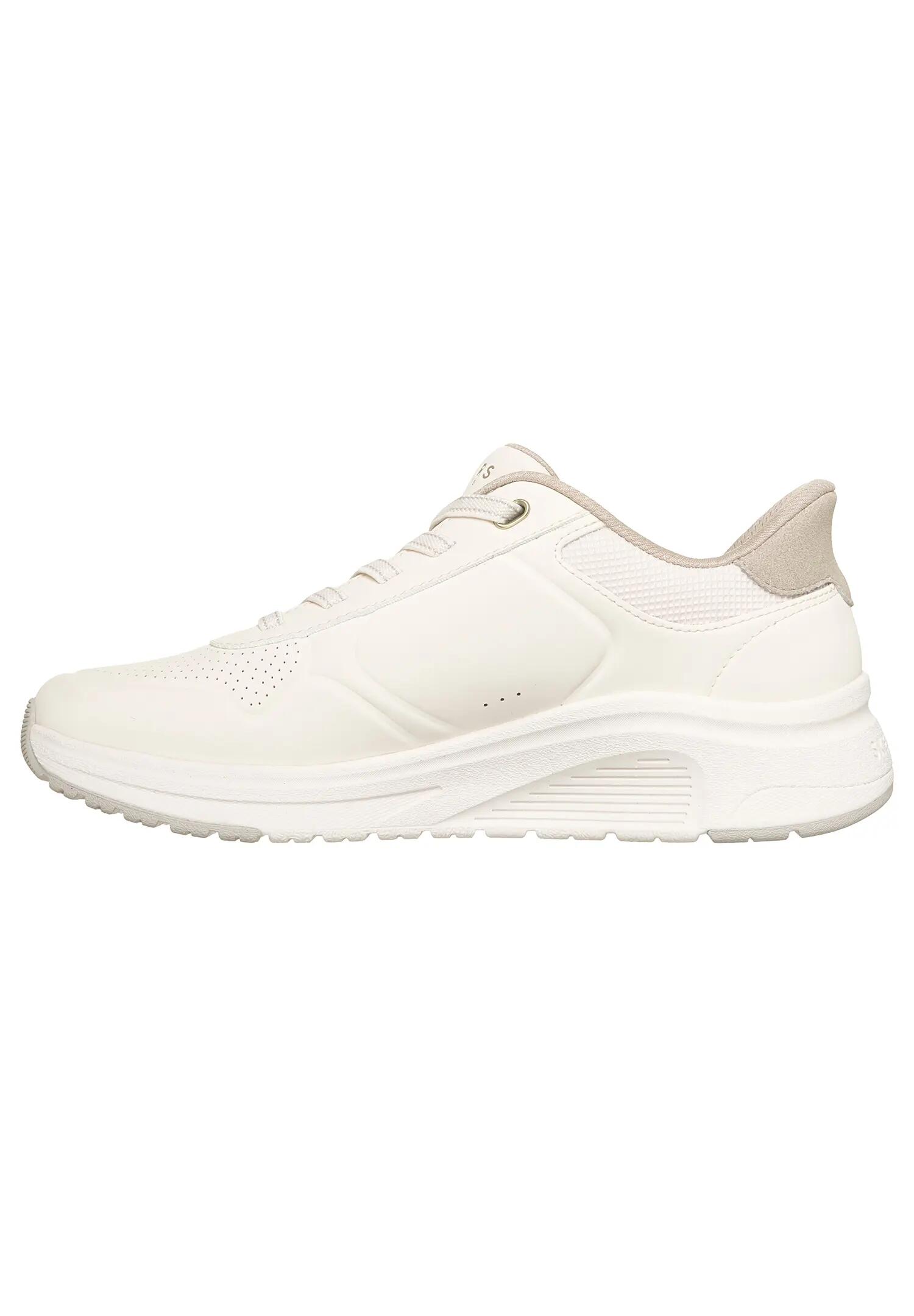 Skechers Damen UNO Lite 2 New Arc Slip Ins Sneaker  Off White 5/5