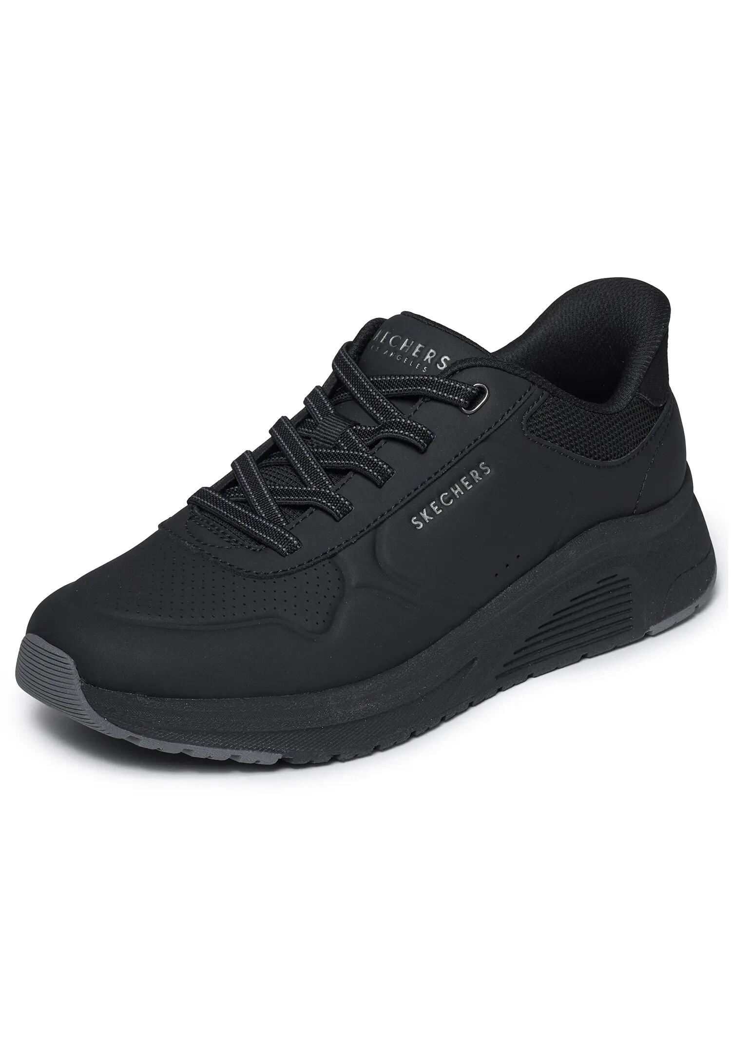 Skechers Damen UNO Lite 2 New Arc Slip Ins Sneaker Black 2/5