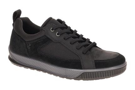 Ecco Herren Schnürschuh Bypath Tred in schwarz