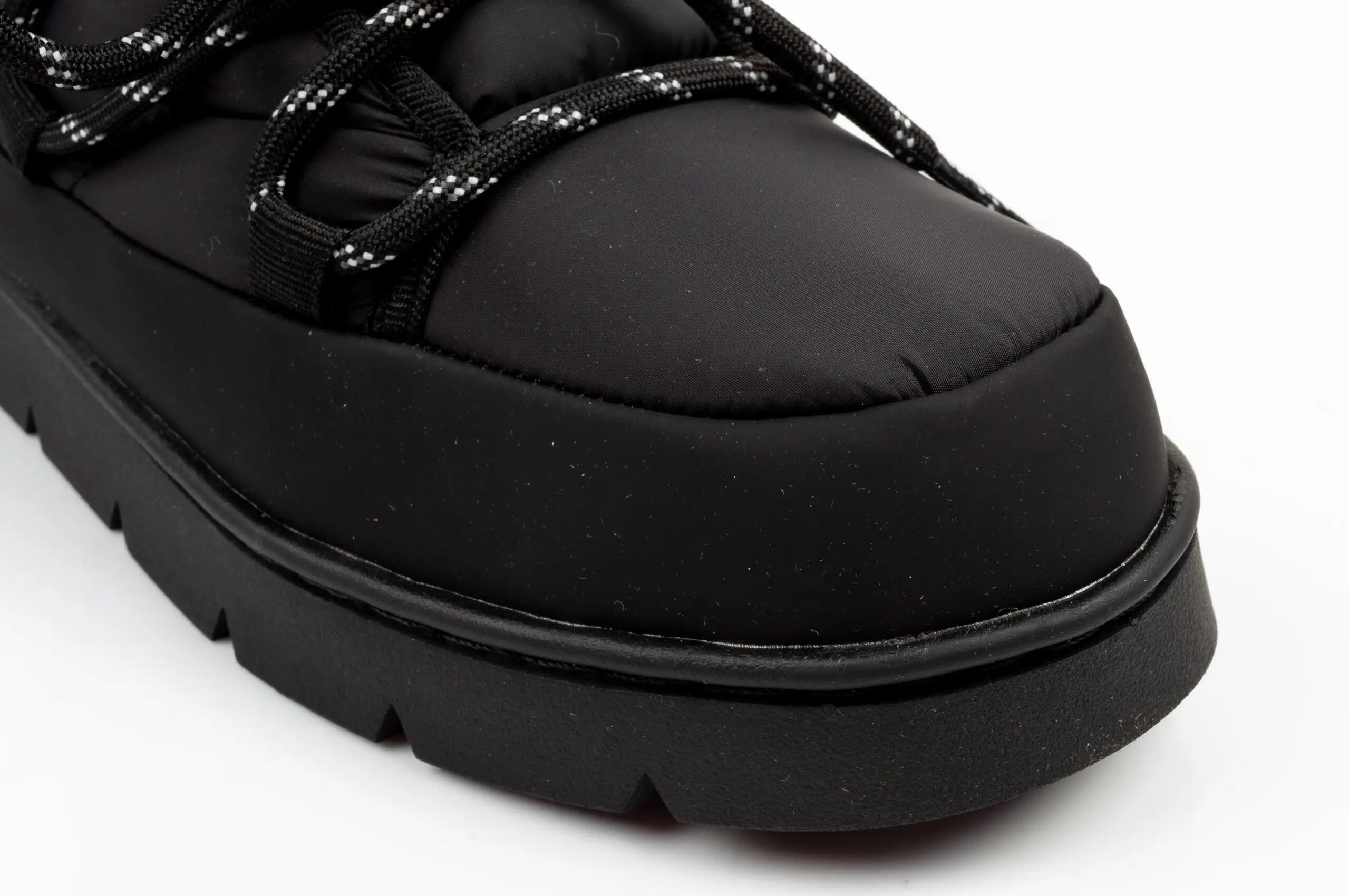 Buty botki zimowe damskie GAP Richmond za kostkę czarne ocieplane 5/9