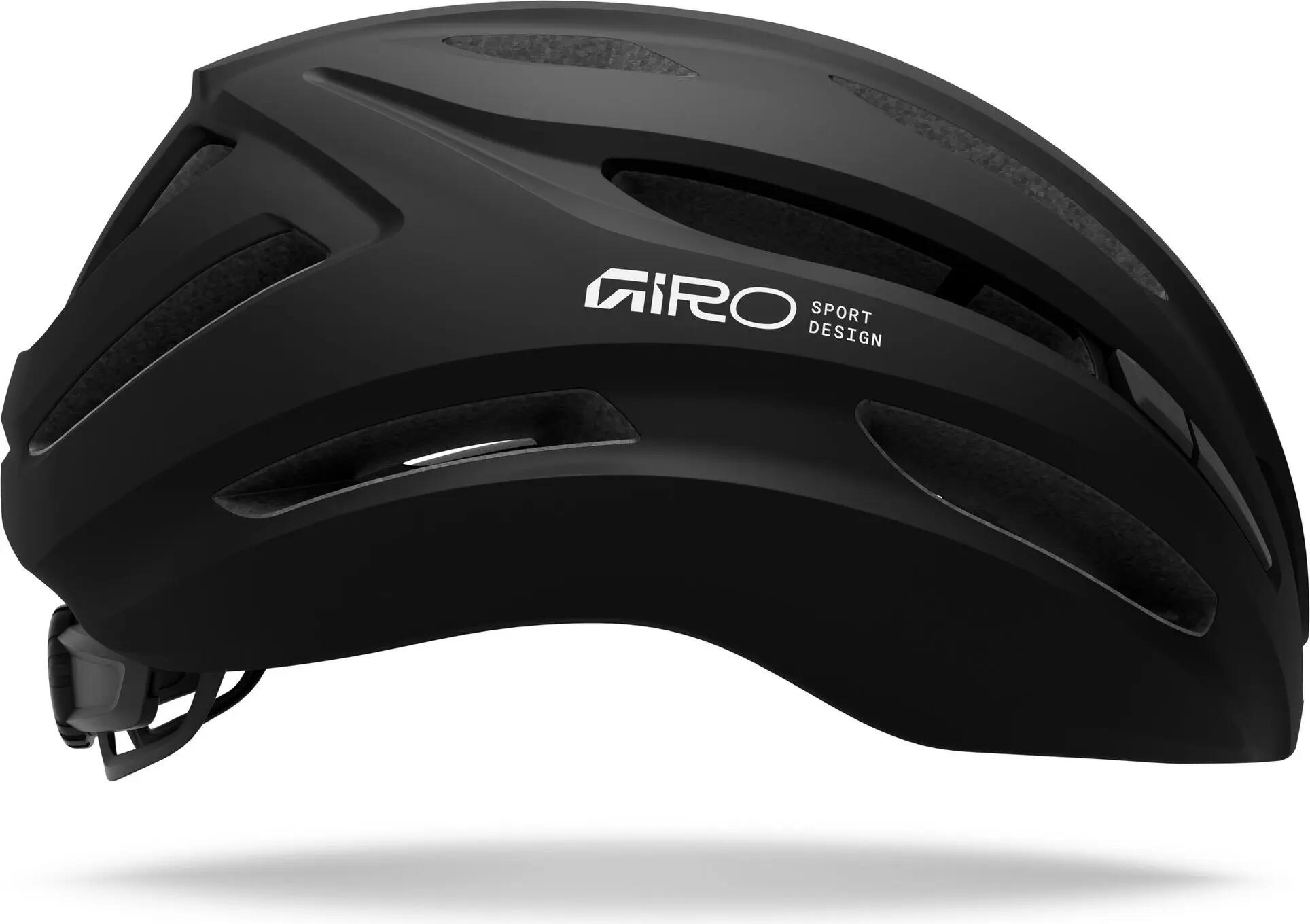 Giro Isode II Rennradhelm, schwarz 3/4