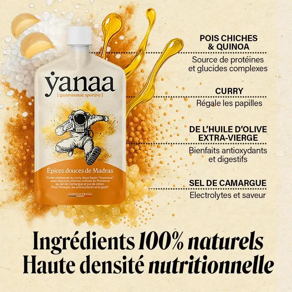 Purée énergétique salée bio - Pack Découverte Yanaa - 8 x 100 g 6/10