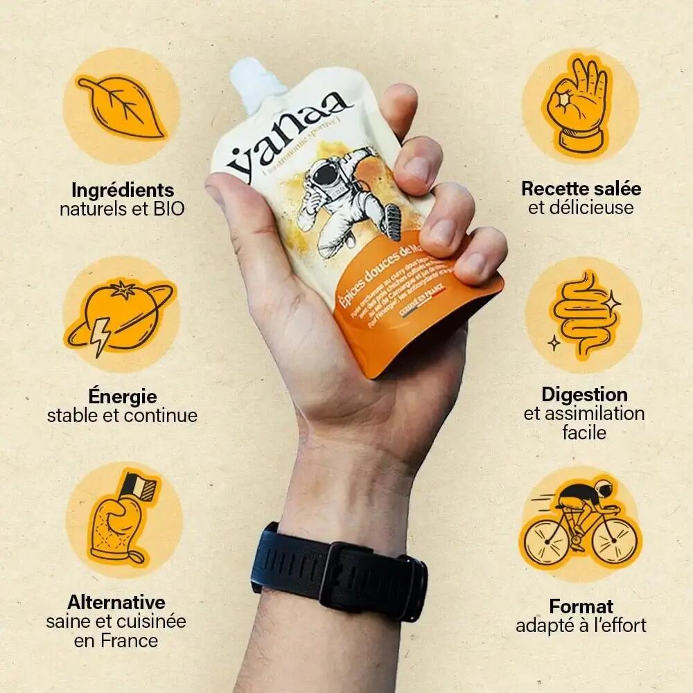 Purée énergétique salée bio - Pack Découverte Yanaa - 8 x 100 g 4/10