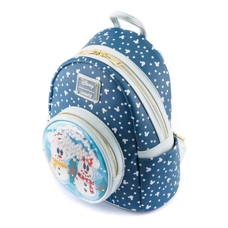 Sac à dos fille Loungefly Disney Snowman Mickey Minnie 4/5