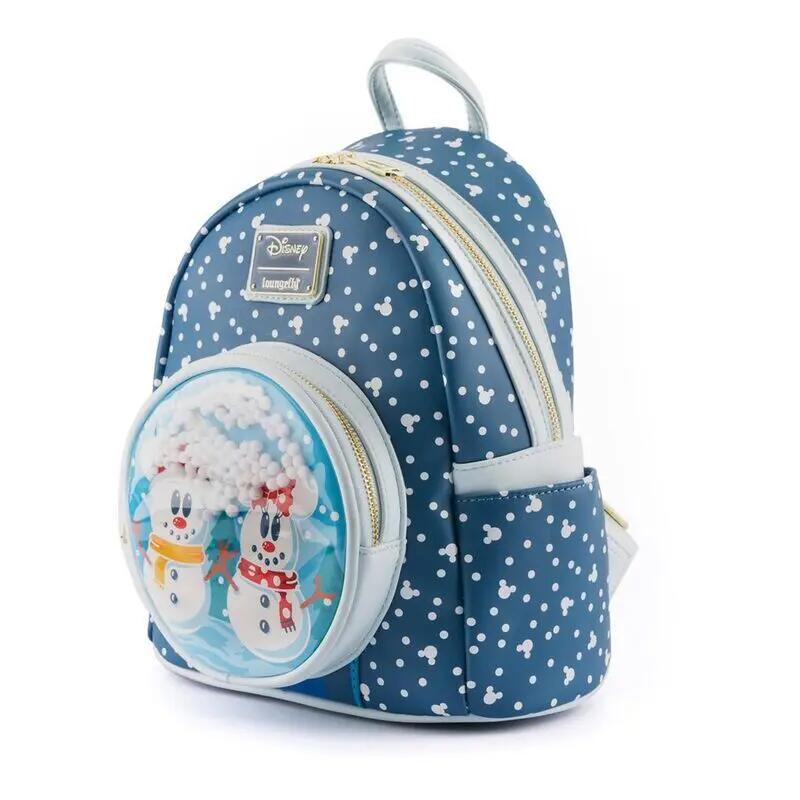 Sac à dos fille Loungefly Disney Snowman Mickey Minnie 3/5