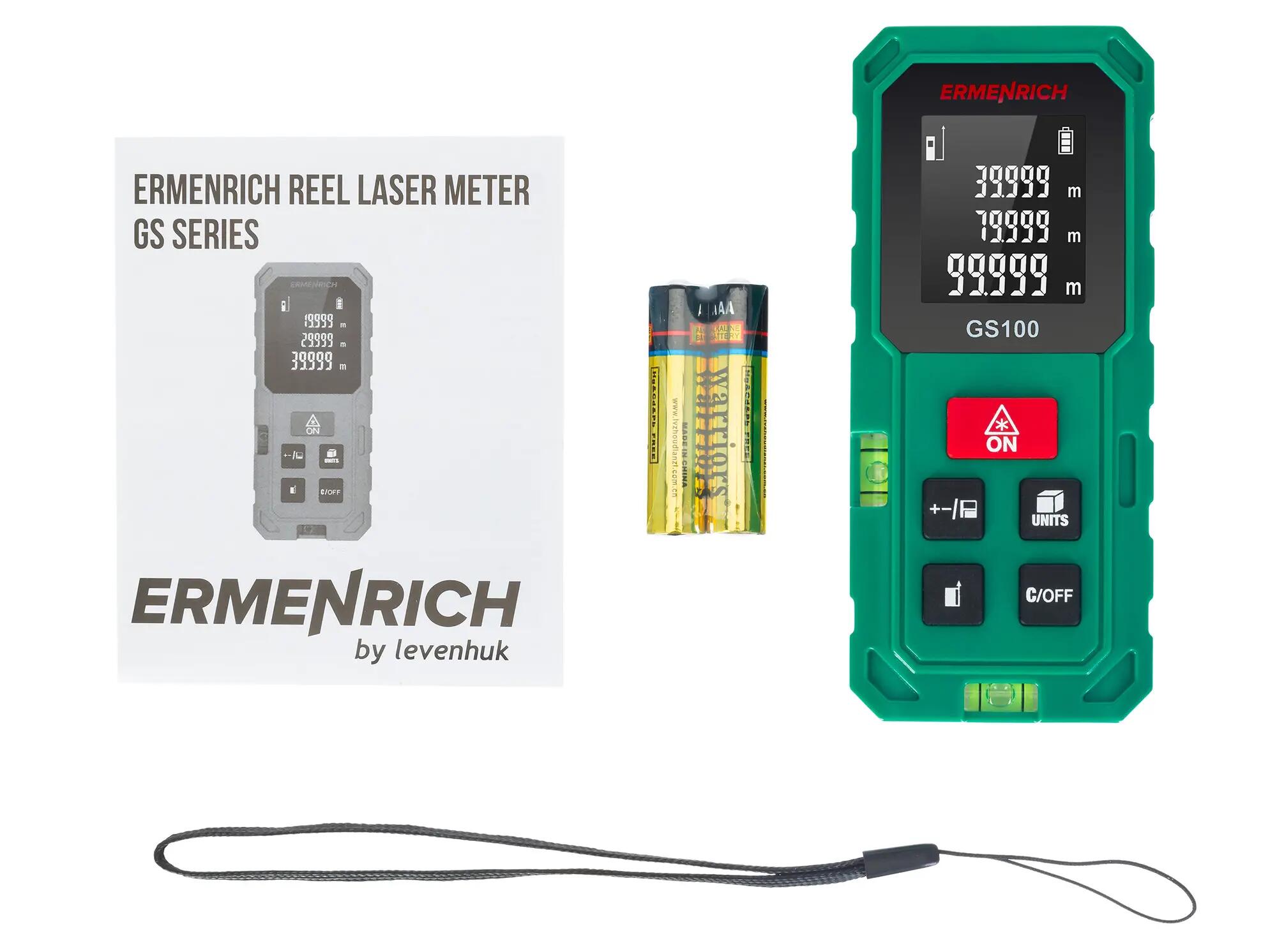 Misuratore laser Ermenrich Reel PLUS GS100 2/5
