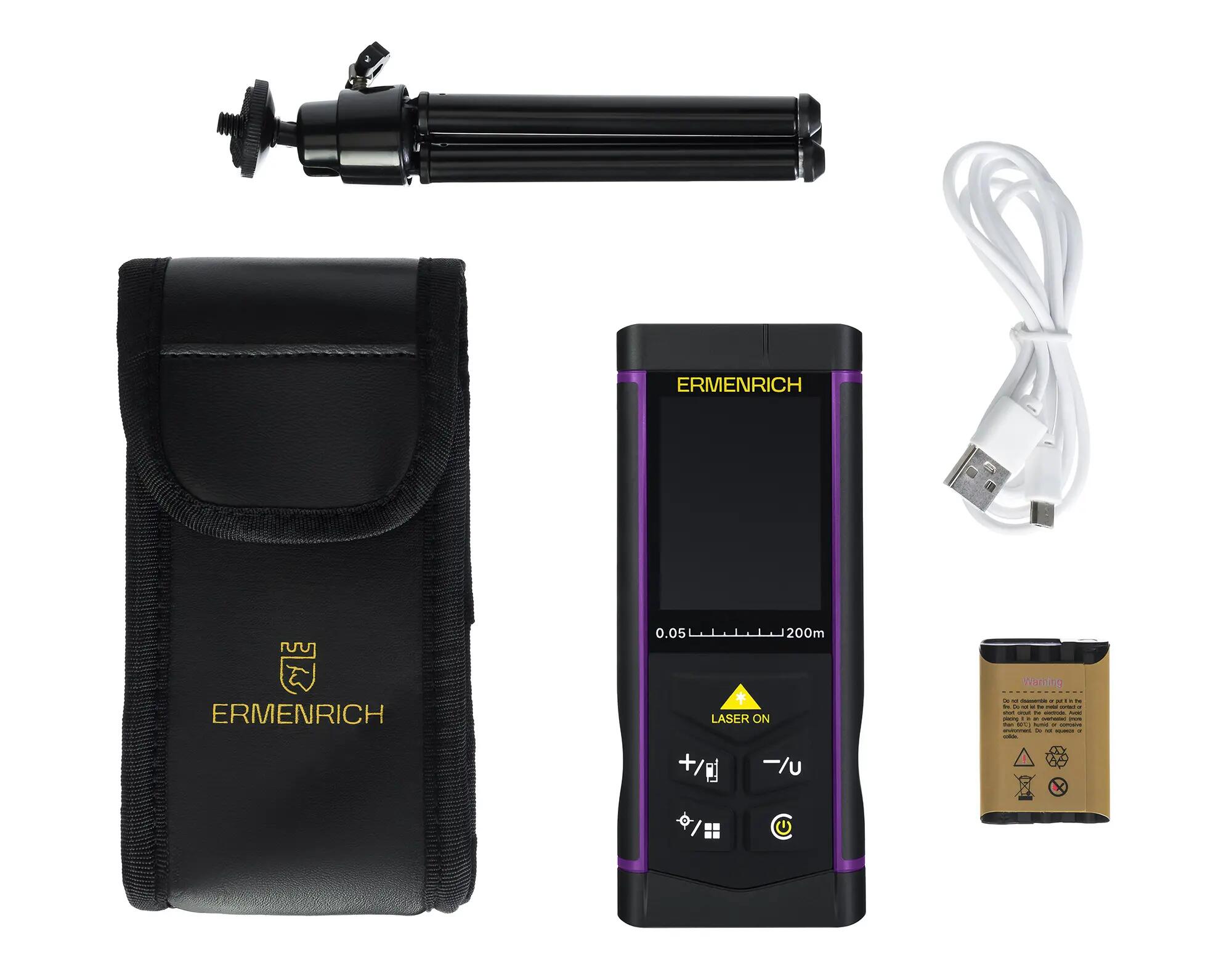 Misuratore laser Ermenrich PRO LR200, con fotocamera 2/7
