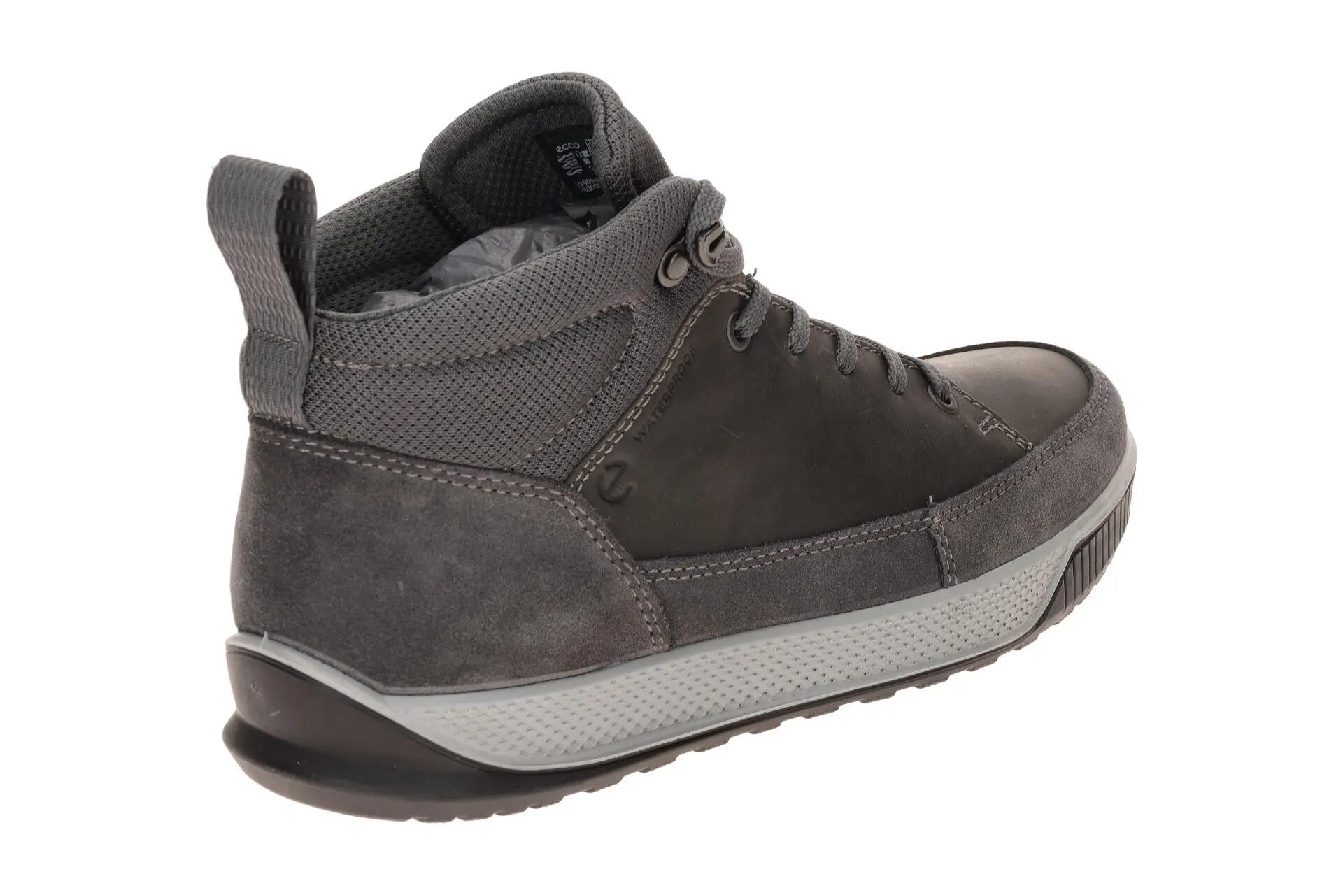 Ecco Bypath Tred Schuhe Mid Sneaker grau Waterproof 539094 4/7