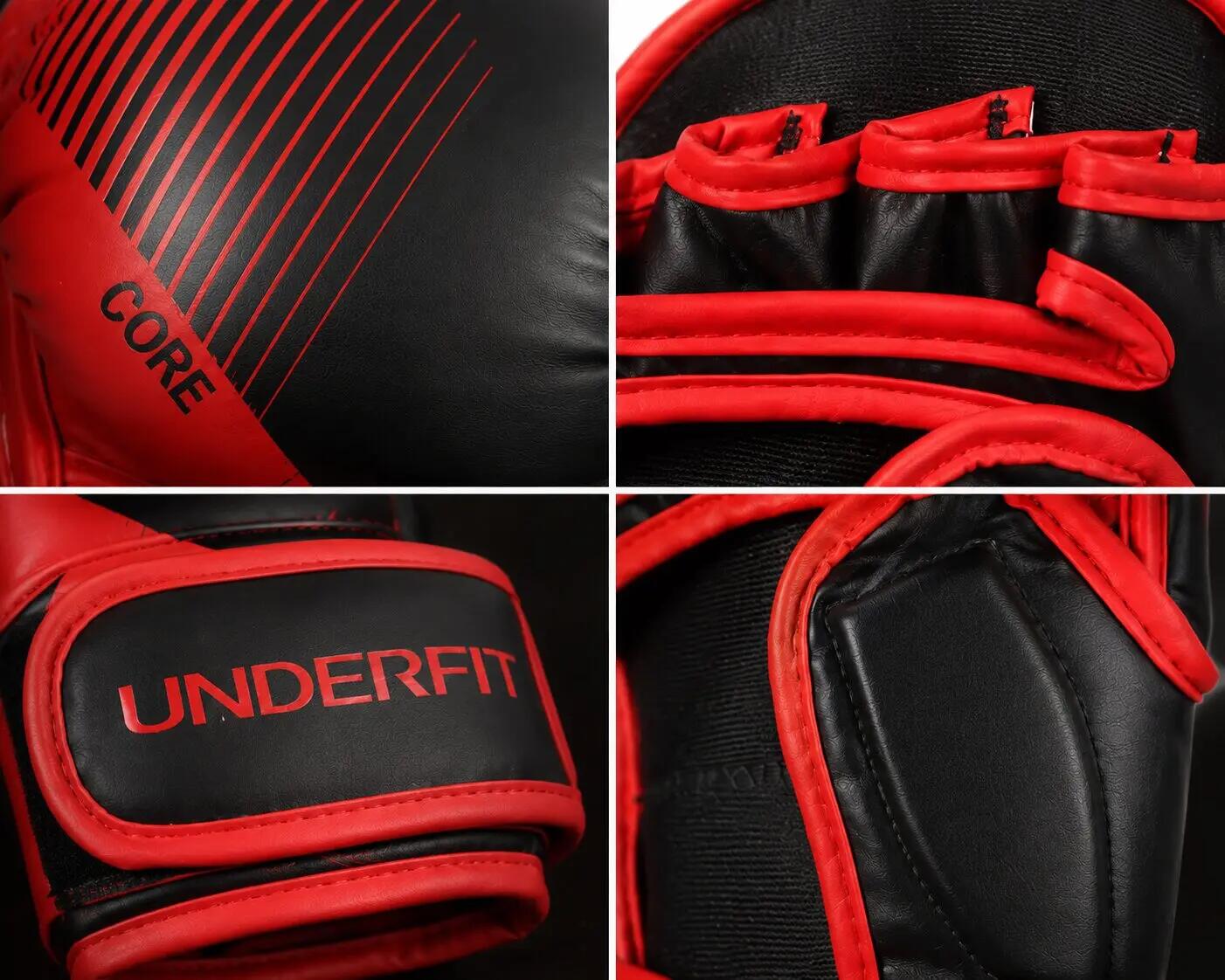 Rękawice MMA sparingowe UNDERFIT Core czerwono-czarne 7 oz XL 6/6